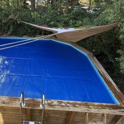 Copertura isotermica a bolle 7.97 x 3.82 m per piscina  BAS7309