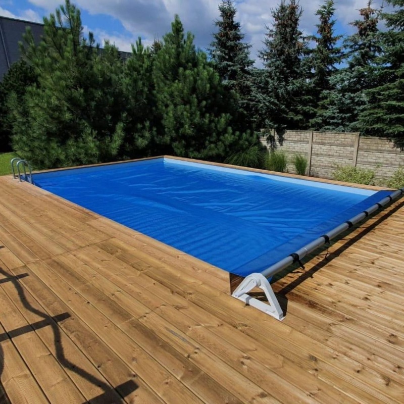 Copertura isotermica a bolle 3.77 x 2.48 m per piscina  BAS7302. BAS7303