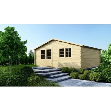 Casetta da giardino in legno - 30m2 - 6x5m - 40mm - colore: 