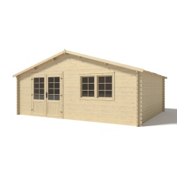 Casetta da giardino in legno - 30m2 - 6x5m - 40mm - colore: 