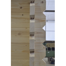 Casetta da giardino in legno - 30m2 - 6x5m - 40mm - colore: 