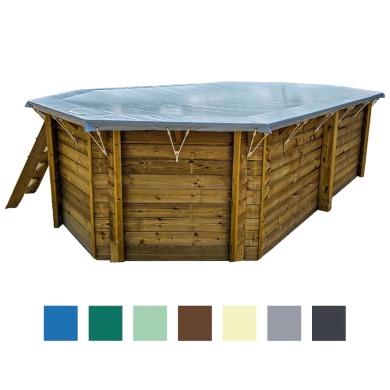 Telo invernale  7.46 x 4.13 m per piscina  