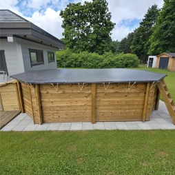 Telo invernale  7.16 x 3.91 m per piscina  BAS7308