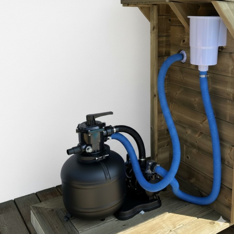 Set di filtrazione 310 mm con pompa da 250 W, per piscine fino a 20 m³