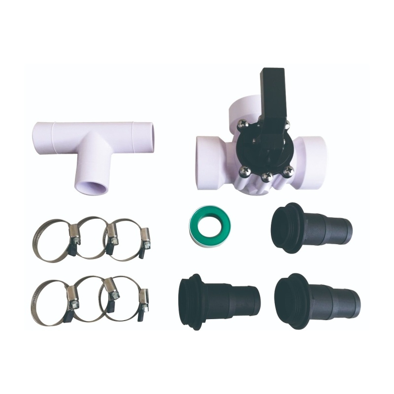 Set: collettore solare, bypass, tubo da 40 m