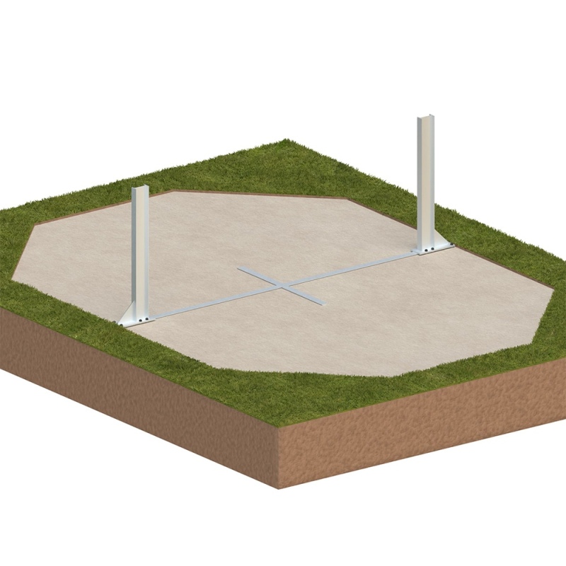 Piscina in legno NEMO 4.3 x 3 – H.1.18 m con spiaggia, sabbia, Su telaio - senza cementazione