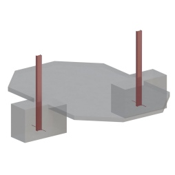 Piscina in legno NEMO 4.3 x 3 – H.1.31 m con spiaggia, sabbia, con supporti da cementare