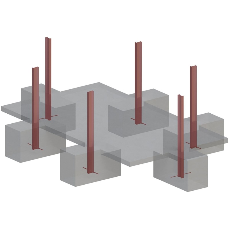 Piscina in legno AQUA 6.1 x 2.85 – H.1.31 m con spiaggia, grigio, con supporti da cementare
