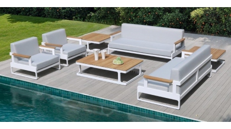 Tavolino da giardino 140x85xH.37 cm