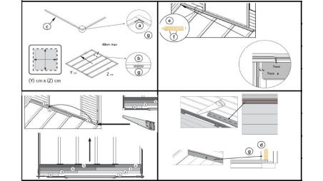 Pavimento universale per casette  18 mm - pacchetto da 3m2 - Impregnato
