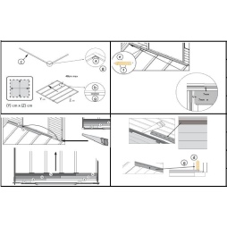 Pavimento universale per casette   mm - pacchetto da 3m2 - Impregnato