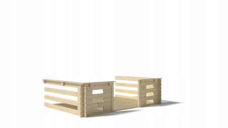 Veranda - 9 m2 - 3m x 3m - colore: naturale