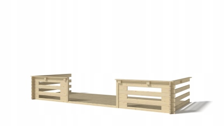 Veranda - 10 m2 - 5m x 2m - colore: naturale