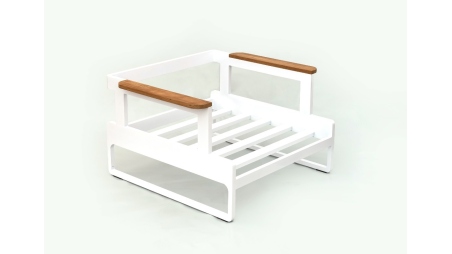 Poltrona da giardino 90x85xH.77 cm