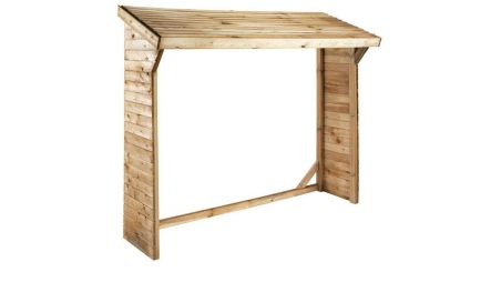 Capannone per legna 1.55 m3 - 2x0.5 m - H.1.85 m - Trattata