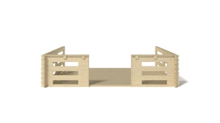 Veranda - 12 m2 - 4m x 3m - colore: naturale