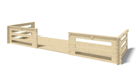 Veranda - 12 m2 - 6m x 2m - colore: naturale
