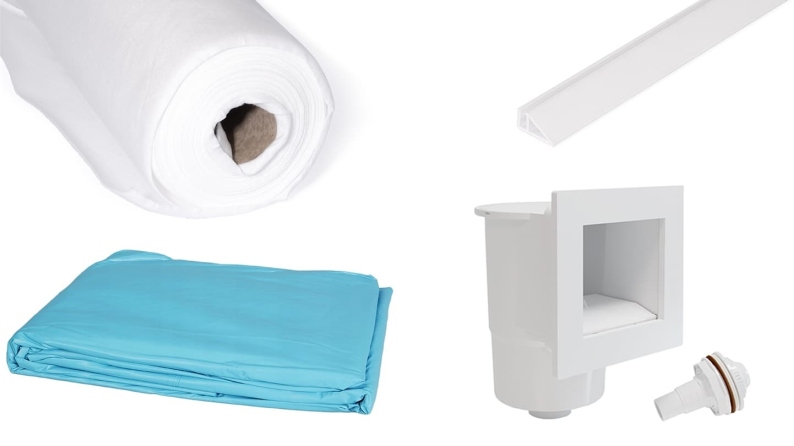 Piscina Verona 4.72 x 4.72 - H.1.2 m, azzurro chiaro, autoportanti - senza cementazione