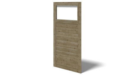Gazebo da giardino in legno pergola 4.04x4.04 m con pannell - Impregnata