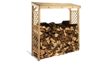 Capannone per legna 1.96 m3 - 1.8x0.64 m - H.1.8 m - Trattata