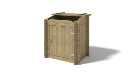 Armadietto da giardino per piscina per attrezzature 1.2x0.89 m H.1.26 m - Impregnato