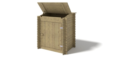 Armadietto da giardino per piscina per attrezzature 1.2x0.89 m H.1.26 m - Impregnato