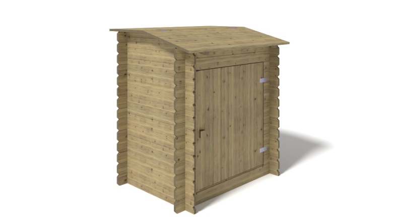 Armadietto da giardino per piscina per attrezzature 1.2x0.89 m H.1.26 m - Impregnato