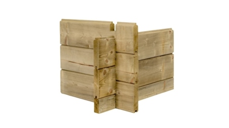 Casetta da giardino in legno - 6.25m2 - 2.5x2.5m - impregnata - 28mm - colore: verde