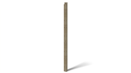 Gazebo da giardino in legno pergola 4.04x4.04 m con pannelli - Impregnata