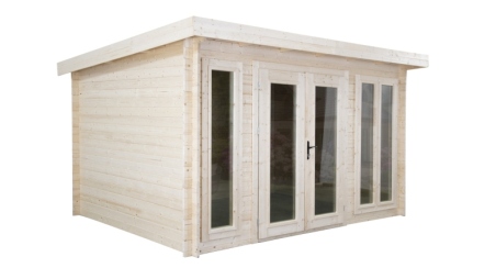 Casetta da giardino in legno - 12m2 - 4x3m - 34mm - colore: naturale