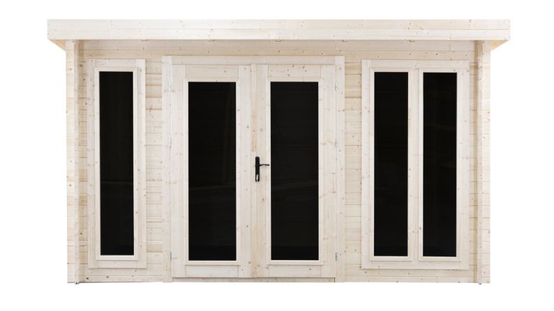 Casetta da giardino in legno - 12m2 - 4x3m - 34mm - colore: naturale