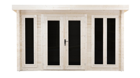 Casetta da giardino in legno - 12m2 - 4x3m - 34mm - colore: naturale