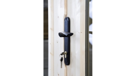 Casetta da giardino in legno - 12m2 - 4x3m - 34mm - colore: naturale